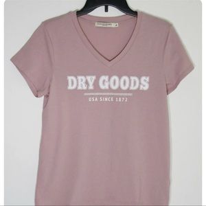Dry goods tee small pink